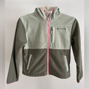 Columbia youth full zip fleece jacket.